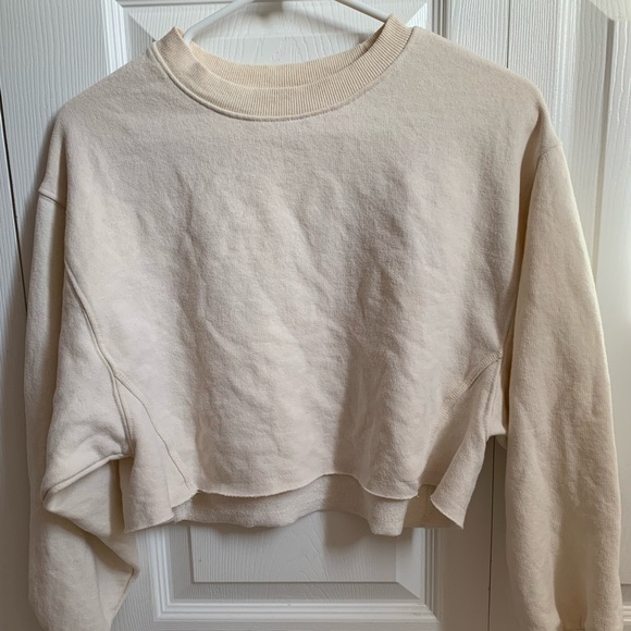 Pull & Bear cropped crewneck sweatshirt S - Picture 4 of 13